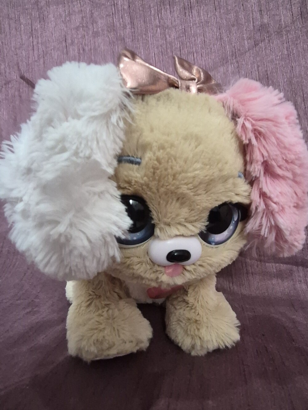 Present Pets Princess Fancy Puppy Interactive Plush - Works Good!